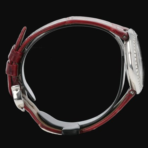 Cartier Ballon Blanc - Montre quartz en acier et diamants 58 Facettes MT47461