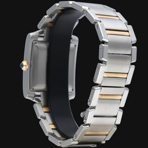 Cartier Tank Française - Montre GM en or jaune et acier 58 Facettes MT47813