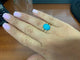 54 Bague en or jaune 18 carats, turquoise Sleeping Beauty et diamants 58 Facettes BA 797