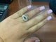 54 Bague baroque en or jaune, nacre, saphir et diamant 58 Facettes BA 921