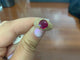 53 Bague pavée de rubis et diamants en or jaune 58 Facettes BA 1333