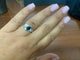 Bague 54 Art déco - Bague en or blanc, saphir de Ceylan et diamants 58 Facettes BA 432