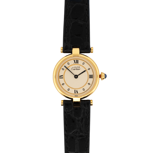 Montre Cartier Must Vendôme - Montre SM en vermeil 58 Facettes 566