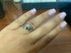 Bague 55 Bague serpent en or blanc avec saphir et diamants 58 Facettes BA 437