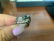 Bague 55 Bague serpent en or blanc avec saphir et diamants 58 Facettes BA 437