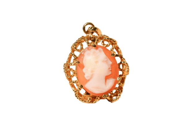 Pendentif Pendentif camée en or jaune 18 carats 58 Facettes 3981