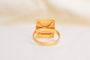 53 Ring piece Mexican Dos Pesos in yellow gold 58 Facettes 666