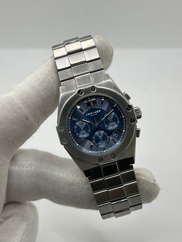 Montre Chopard St. Moritz - Montre chronographe en acier 58 Facettes 2140