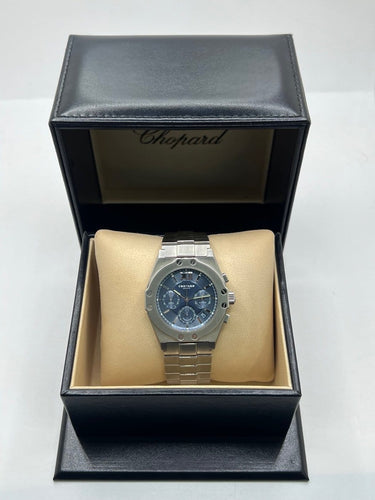 Montre Chopard St. Moritz - Montre chronographe en acier 58 Facettes 2140