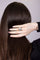 Bague 52 Chopard - Bague bombée en or gris et diamants 58 Facettes 259211