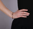 Bracelet Bracelet rigide en or jaune, saphir et diamants 58 Facettes 269316
