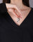 Pendentif cœur en or gris et diamants 58 Facettes 259185