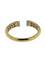 Bracelet manchette en or rose et or blanc avec diamants 58 Facettes BR1570D