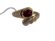 52 Bague serpent en or jaune 18 ct, rubis et diamants 58 Facettes BA 5