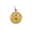 Pendentif Augis - Pendentif médaille d'amour en or 18k, rubis et diamant 58 Facettes A07667