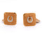 Boutons de manchette Boutons de manchette vintage en or jaune 18 kt 58 Facettes GM3 '(0059)