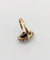 Bague 55.5 Bague marguerite antique en or 18k, saphir et diamants taille rose 58 Facettes A07671