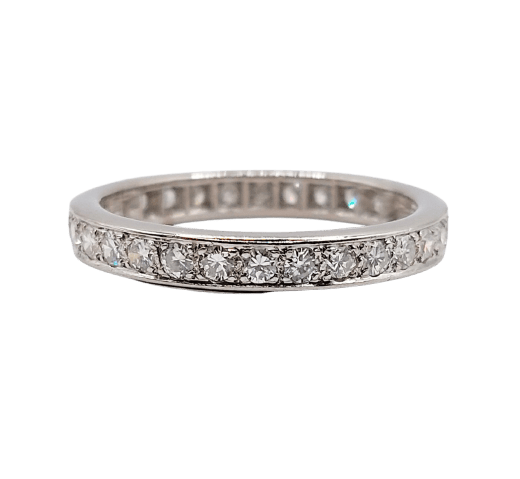 americká Art Deco v Platina a diamanty 