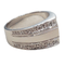 Bague 57 Bague en or blanc 18k et diamants 58 Facettes S312