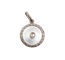 Pendentif cible Art déco en or 18k, platine, diamant et nacre 58 Facettes A07618