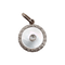 Pendentif cible Art déco en or 18K, platine, diamant et nacre 58 Facettes A07619