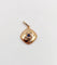 Pendentif Pendentif fleur antique en or rose 18k, saphir et diamants 58 Facettes A07609