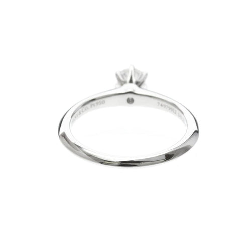 Bague 45 Tiffany & Co. - Bague solitaire en platine et diamant H/VS1 58 Facettes izogeqv6dw