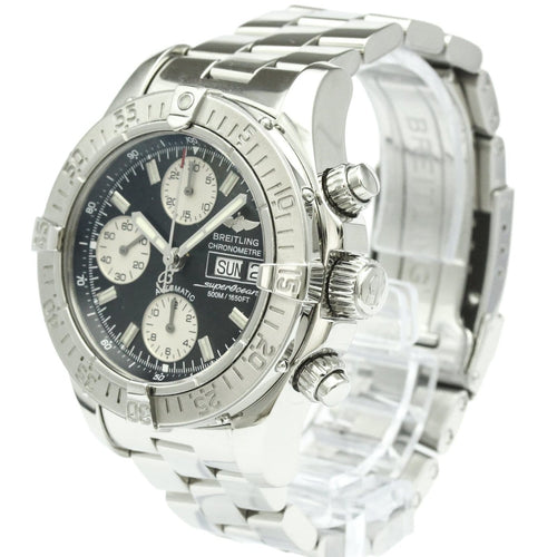Montre Breitling Superocean - Montre chronographe automatique en acier 58 Facettes kb2bhlloya