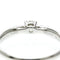 Bague 62 Tiffany & Co. Harmony - Bague solitaire en platine avec diamant 58 Facettes bern220dpe