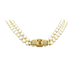 Damiani - Collier en or 18 kt, perles Akoya et diamants