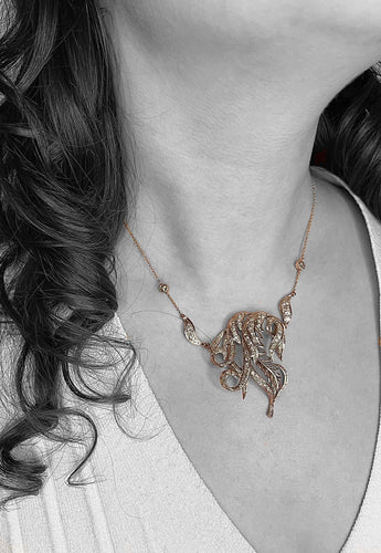 Collier Collier russe - Collier en or blanc 18 carats et diamants 58 Facettes