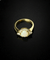 Bague 64.5 Bague marguerite - Opale arlequin et diamants en or jaune 18 carats 58 Facettes