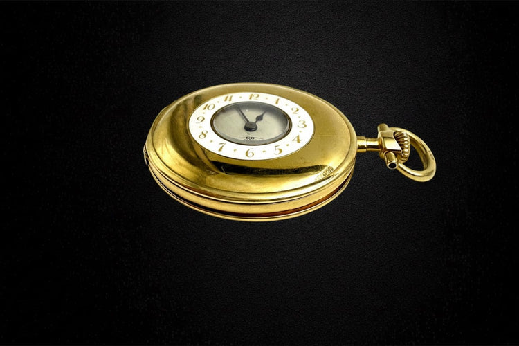 Montre Baume et Mercier - Montre de poche « Œil-de-bœuf » en or 58 Facettes