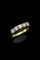 Bague 60 Bague rivière années 1930 en or jaune 18k et diamants 58 Facettes