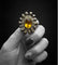 Broche Spilla soleil du XVIIIe siècle 58 Facettes