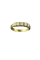 Bague Rivière Vintage - Bague en or jaune et diamants 58 Facettes
