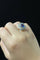 Bague Bague octogonale en or avec saphir Verneuil et diamants 58 Facettes