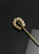 Spillone da cravatta austro-hongrois en or rose 14K et diamants 58 Facettes