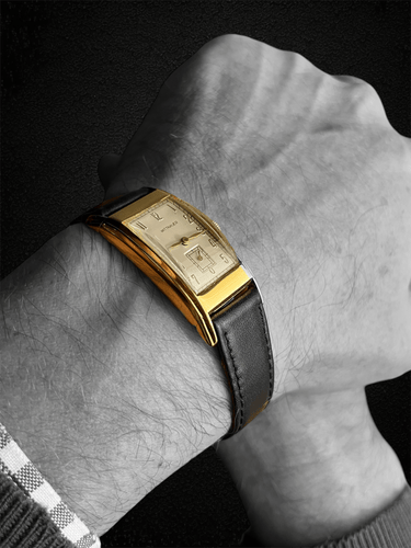 Montre Wittnauer Curvex - Montre vintage années 1940 plaquée or 58 Facettes