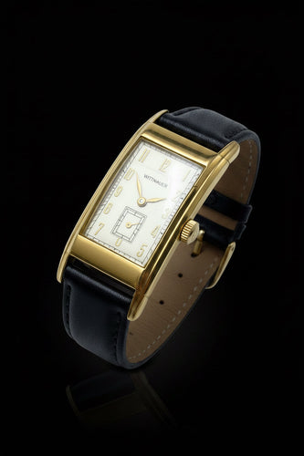 Montre Wittnauer Curvex - Montre vintage années 1940 plaquée or 58 Facettes