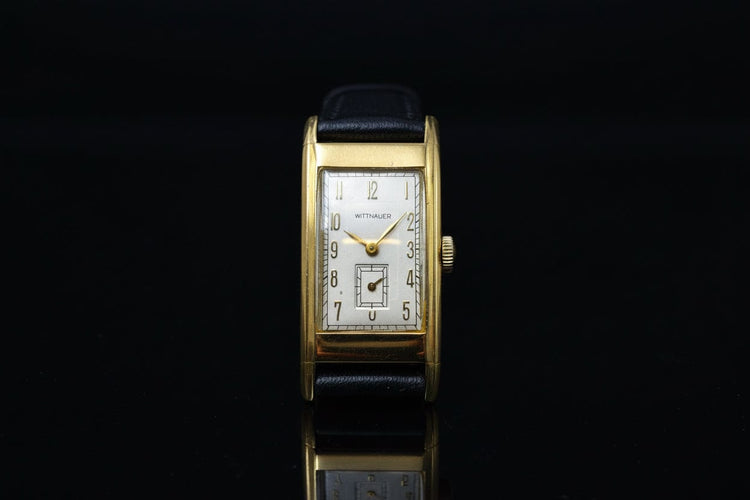 Montre Wittnauer Curvex - Montre vintage années 1940 plaquée or 58 Facettes