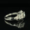 Bague 57 Art déco - Bague de fiançailles diamant en or blanc 18k 58 Facettes
