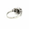 Bague 57 Art déco - Bague de fiançailles diamant en or blanc 18k 58 Facettes