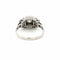 Bague 57 Art déco - Bague de fiançailles diamant en or blanc 18k 58 Facettes