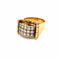 Bague 52 Art déco - Bague en or jaune 18 k diamants 58 Facettes