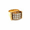 Bague 52 Art déco - Bague en or jaune 18 k diamants 58 Facettes