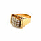 Bague 52 Art déco - Bague en or jaune 18 k diamants 58 Facettes
