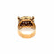 Bague 52 Art déco - Bague en or jaune 18 k diamants 58 Facettes