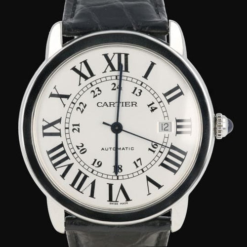 Cartier Ronde Solo - Montre en acier 58 Facettes MT47481