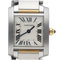 Cartier Tank Française - Montre PM en or jaune et acier